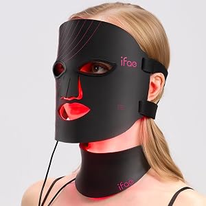 Red Light Therapy Mask for Face and Neck 7 Colors with NIR Led Face Mask Light Therapy with