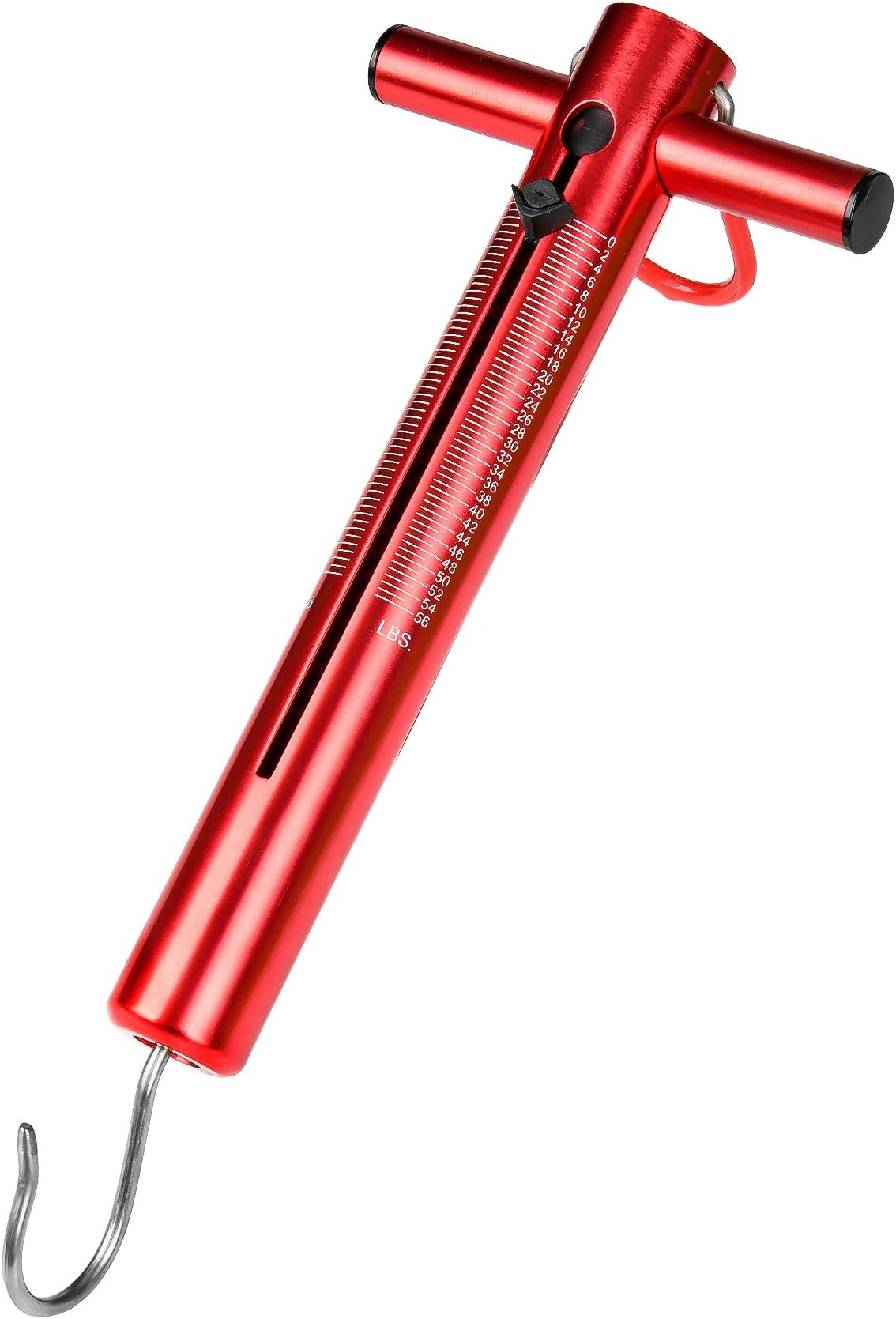Booms Fishing TS1 Aluminum Tube Spring & Hook Scale 50LB/22KG