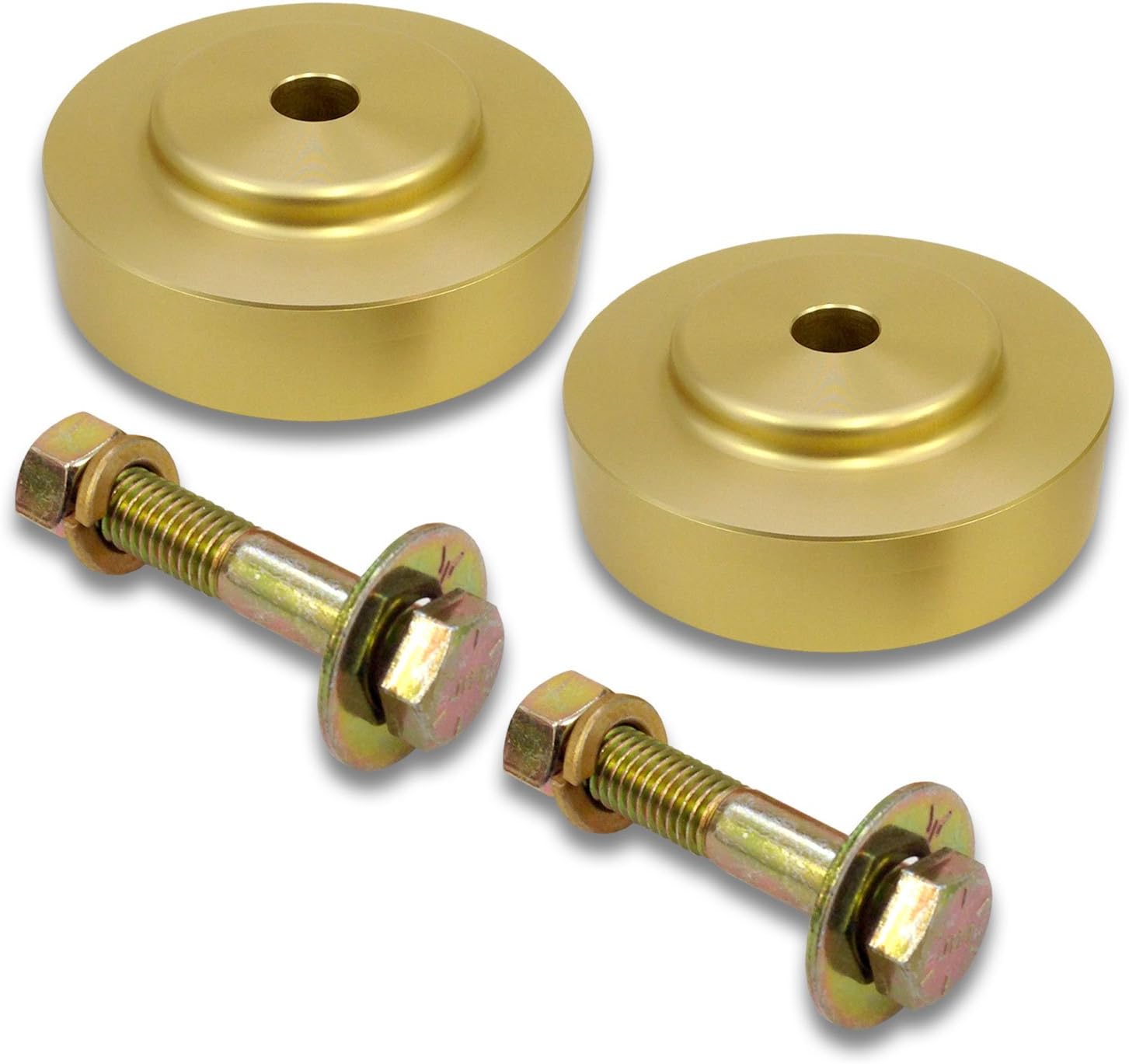 1" Lift Billet Aluminum Rear Coil Spring Spacer Set Compatible with Select 1958-1966 GM A-Body & B-Body Passenger Cars - Made in USA