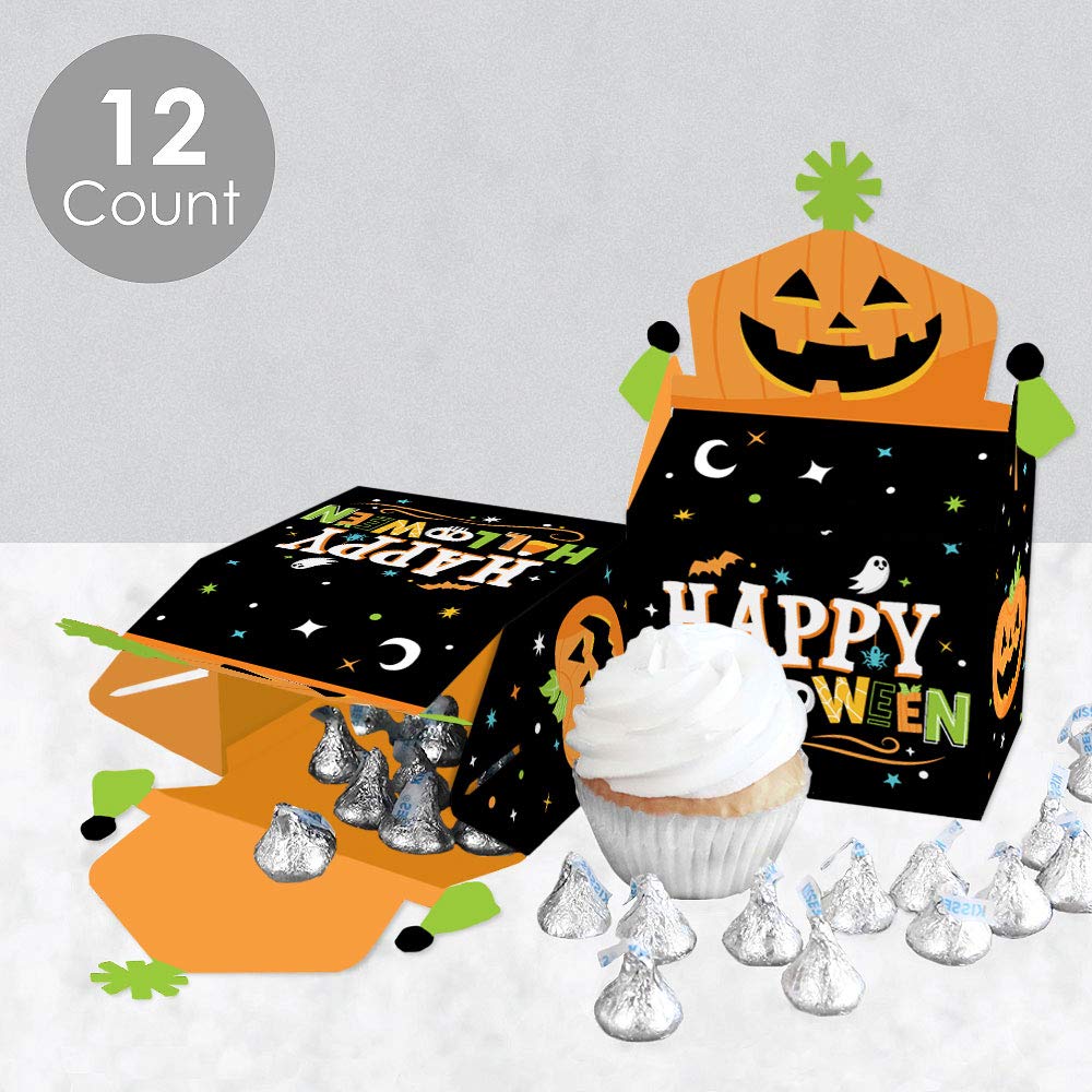Herbst-Kürbis-Mini-Geschenkboxen – Set Mit 12 Stück, 7,6×7 Cm, Für Süßigkeiten Oder Snacks