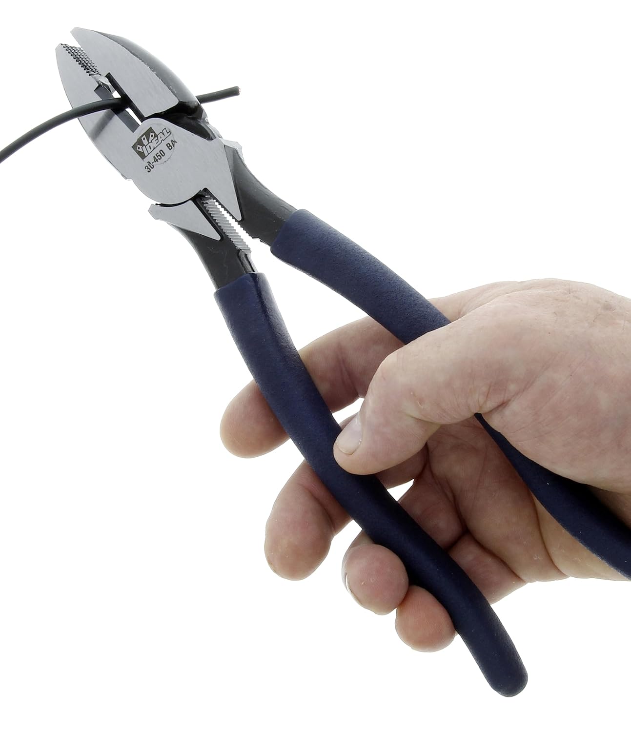 IDEAL INDUSTRIES INC. 30-450 9-1/2 in. Linesman Pliers; Dipped Grip