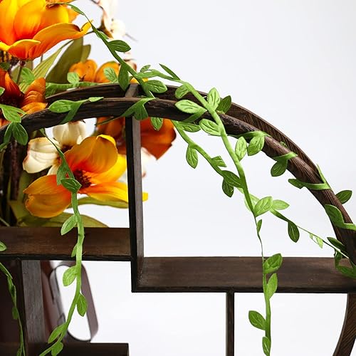 Miniatura 5 de Namzi Cinta de hojas de 265 pies, decoración de vides de hiedra artificial, guirnalda de vid falsa, enredaderas verdes falsas, enredaderas