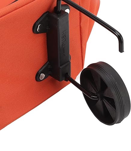 Miniatura 8 de Bolsa plegable para carrito de compras fácil de plegar fácil de transportar carrito de compras de gran capacidad diseño de cremallera buen