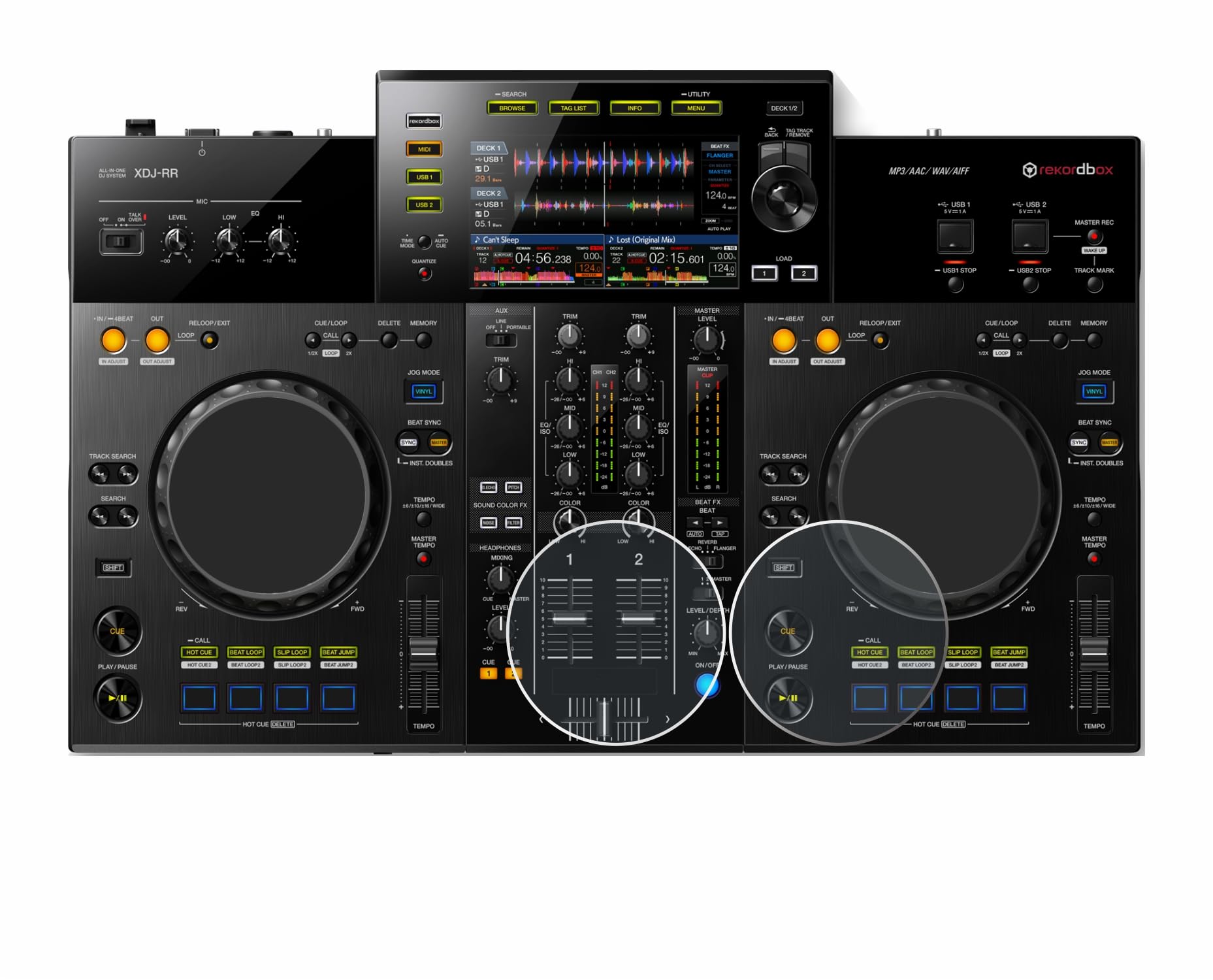 upscreen Anti-Glare Screen Protector Compatible with Pioneer XDJ -RR (Jog) – Protection Film Matte