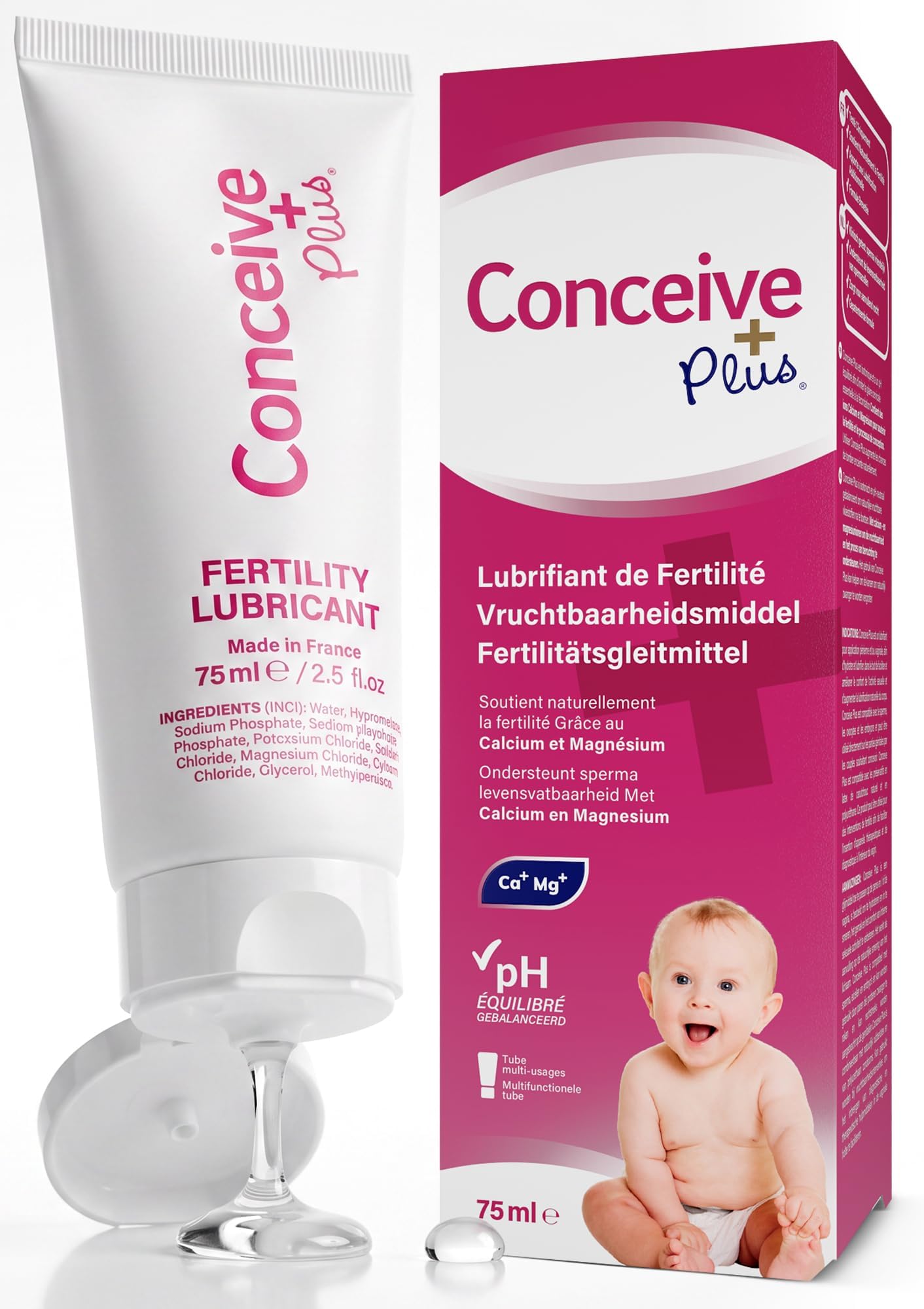 Conceive Plus Lubrifiant Fertilité Gel Intime 75ml