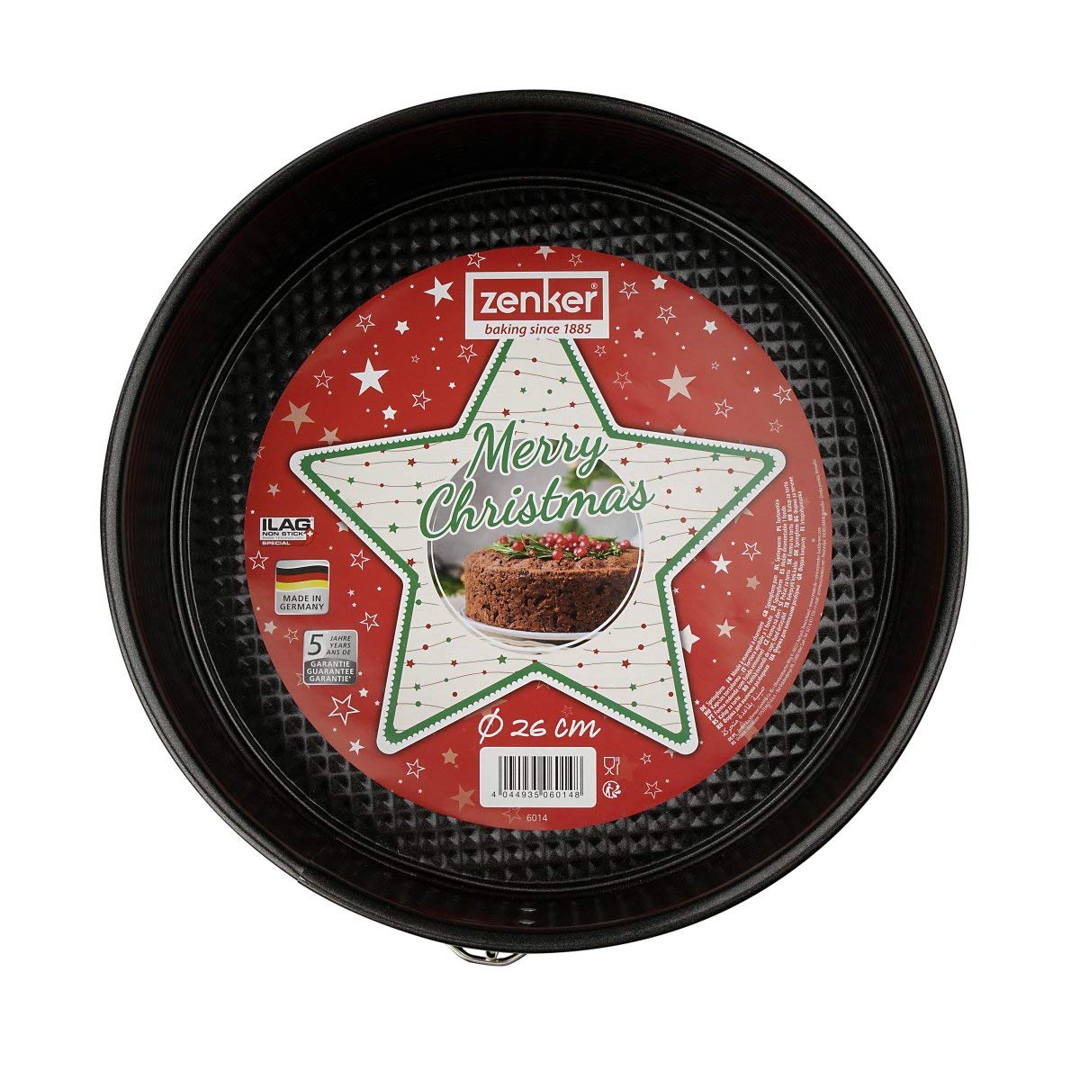 Zenker Springform Cake Tin Diameter 26 cm Promotion Round Baking Tin Sheet Steel with Non-Stick Coating