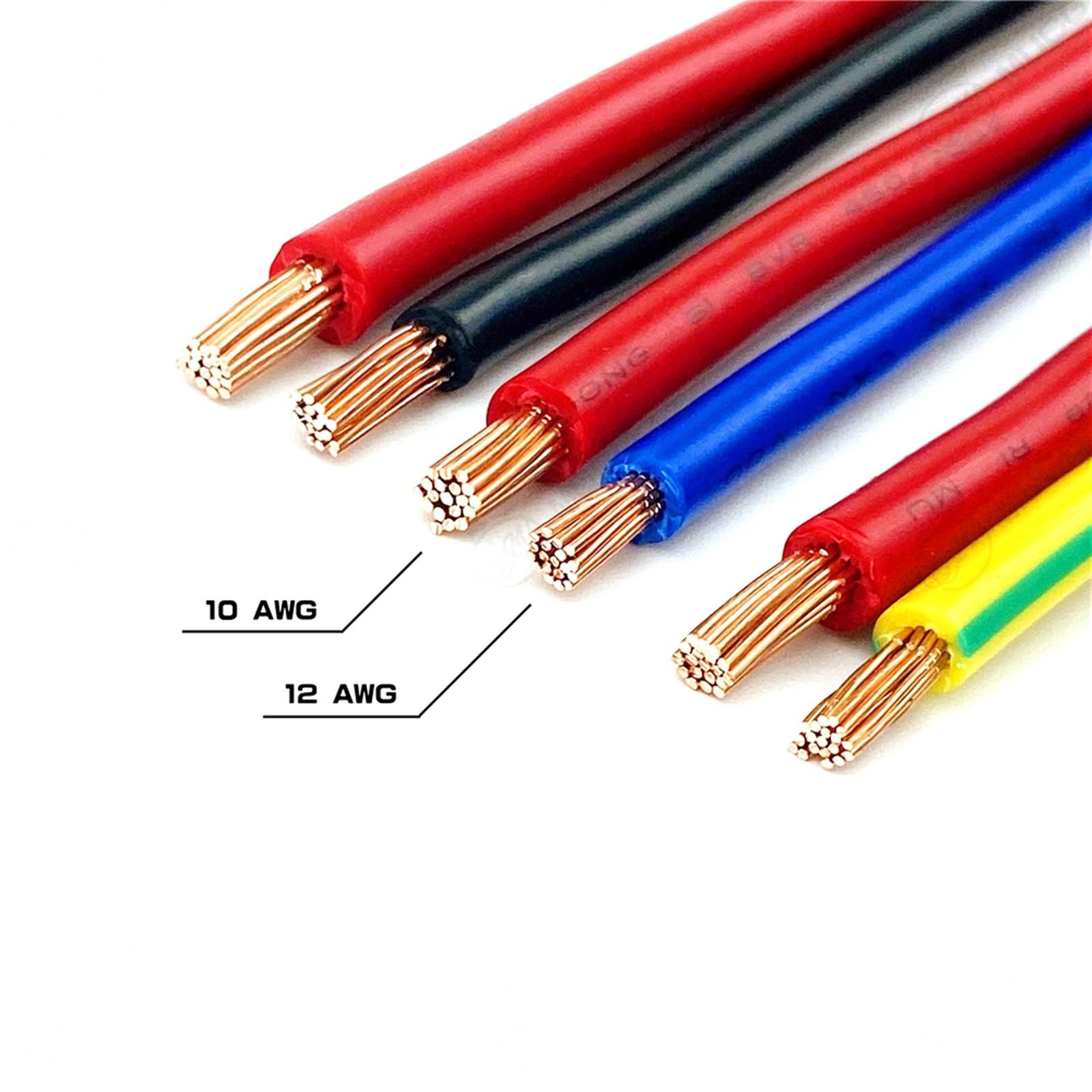 Amazon.co.jp: 抵抗ケーブル 10 メートル 18AWG 銅ケーブル、赤 240V 