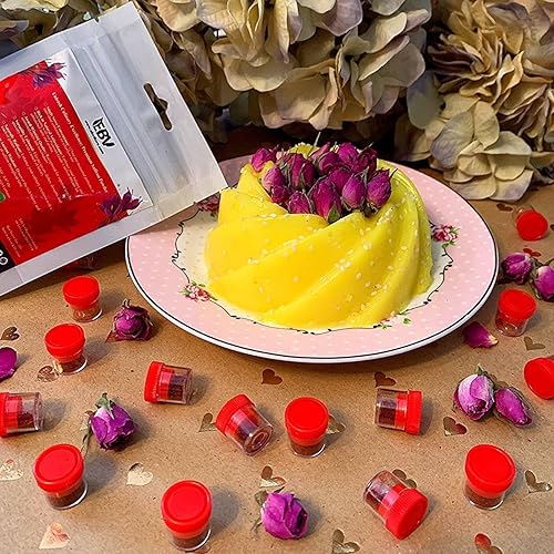 Miniatura 13 de EBV Polvo de azafrán 0.07 oz, certificado A+, cumple con la norma ISO 3632, 100% puro, todo rojo, 0.07 oz (16 x 125 mg) porción individual para té,