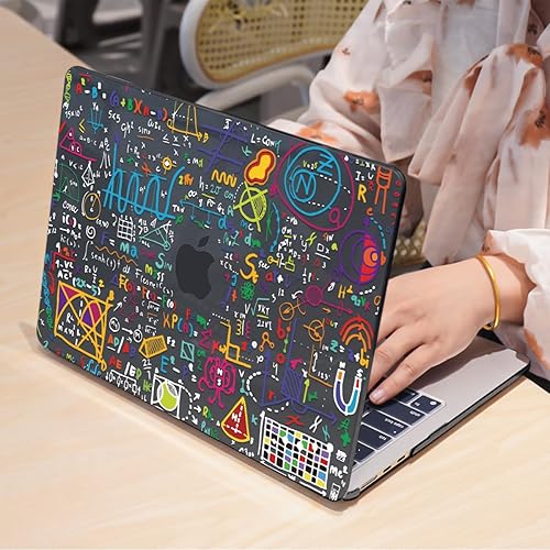 Miniatura 6 de Funda para MacBook Air 2024 de 15 pulgadas M3 A3114 M2 A2941, funda rígida de plástico con patrón de teclado para MacBook Air 15.3 2024 con pantalla