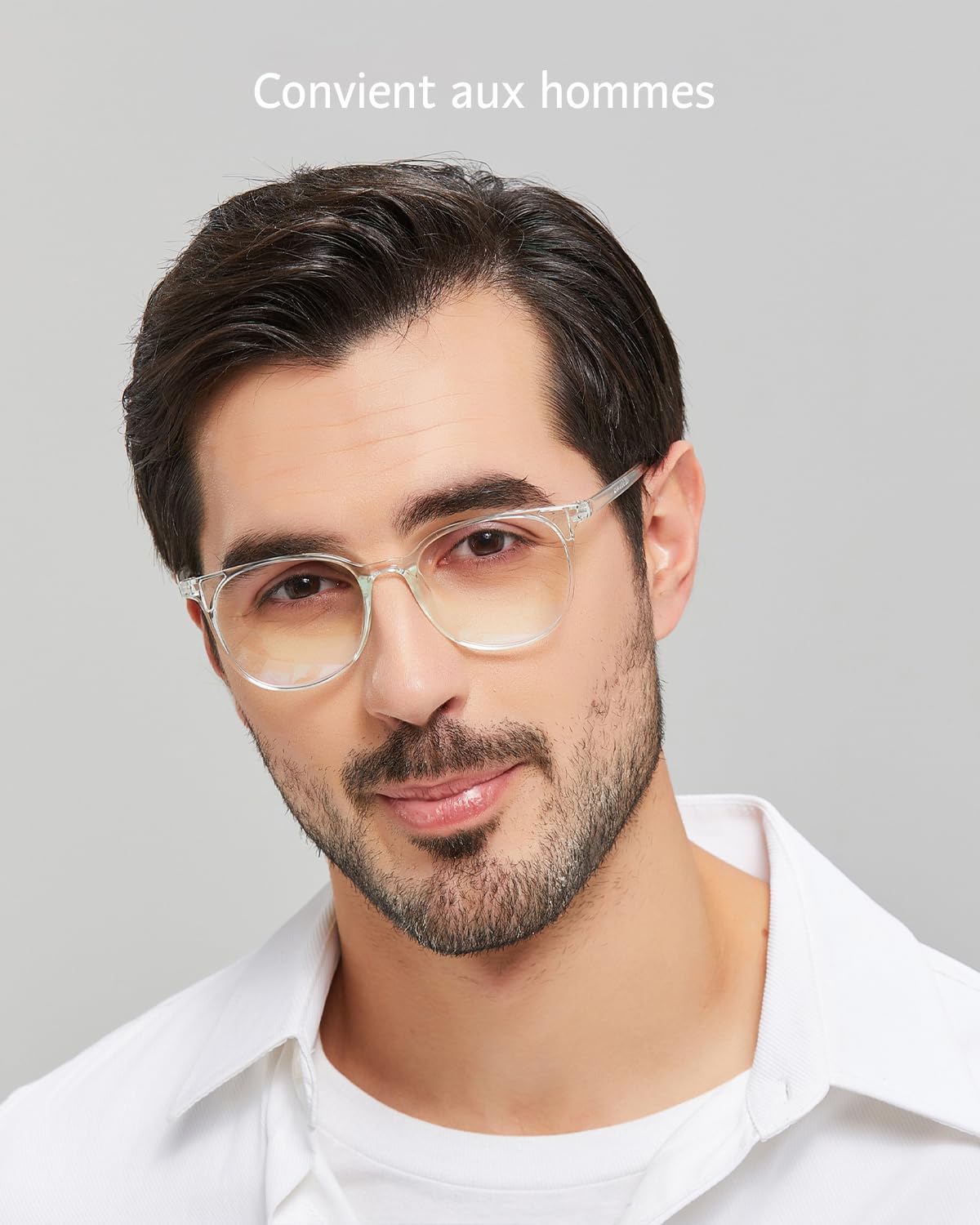 ANRRI Lunettes Anti-lumière Bleue pour Ordinateur, Protection UV, Anti-Fatigue oculaire, Lunettes de Jeu, Classic Black, M