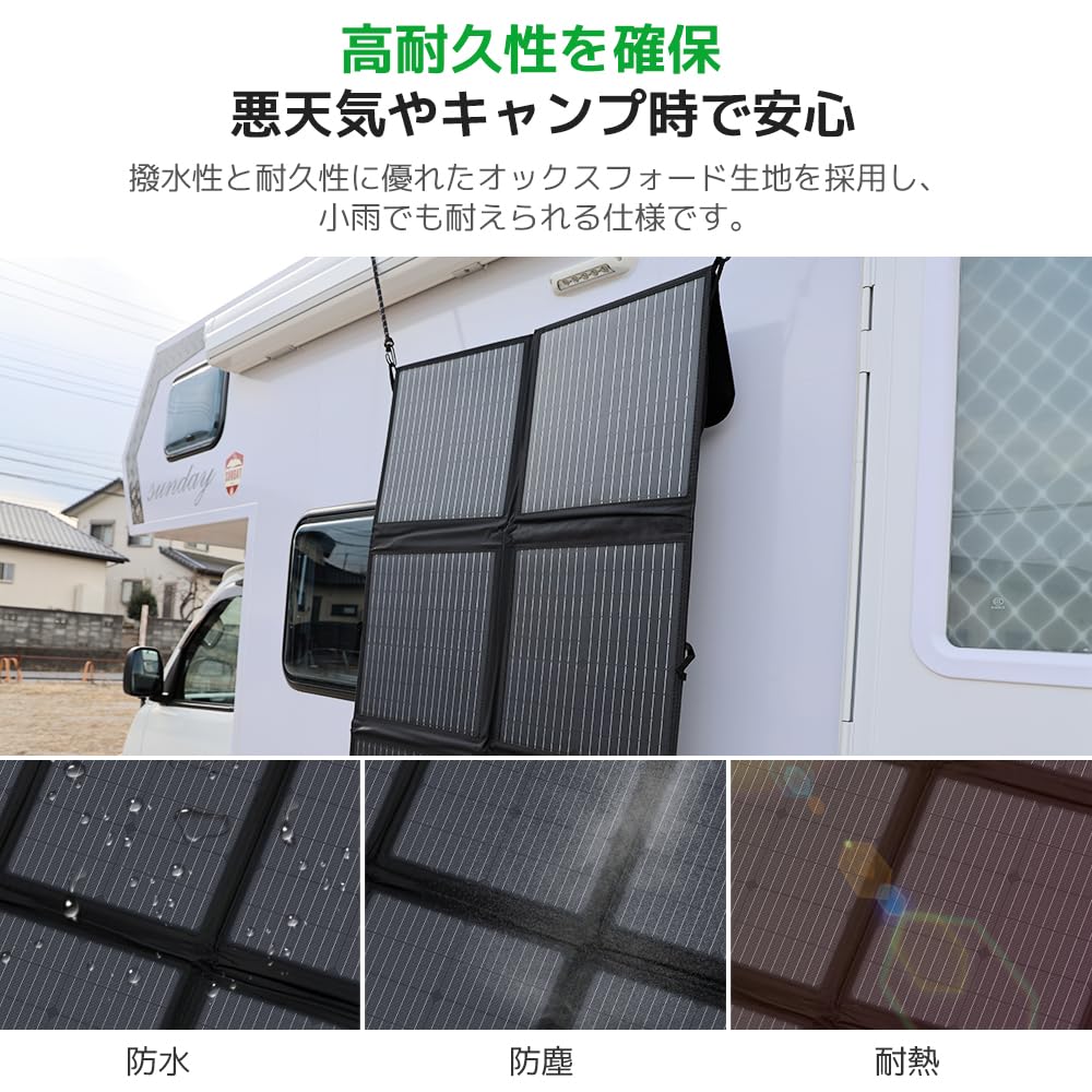 Amazon.co.jp: LVYUAN(リョクエン)ソーラーパネル ポータブル電源用 