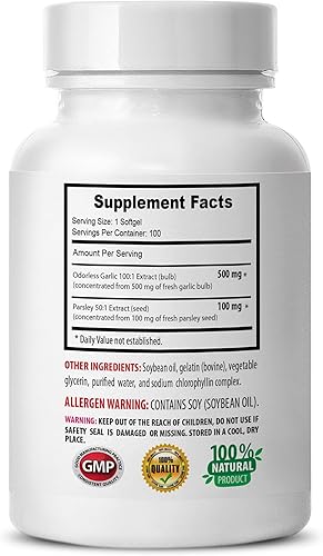 Miniatura 4 de suplementos antioxidantes - FÓRMULA INODORA DE AJO Y PEREJIL - suplementos de ajo, suplementos de ajo y perejil, suplementos de perejil, suplementos