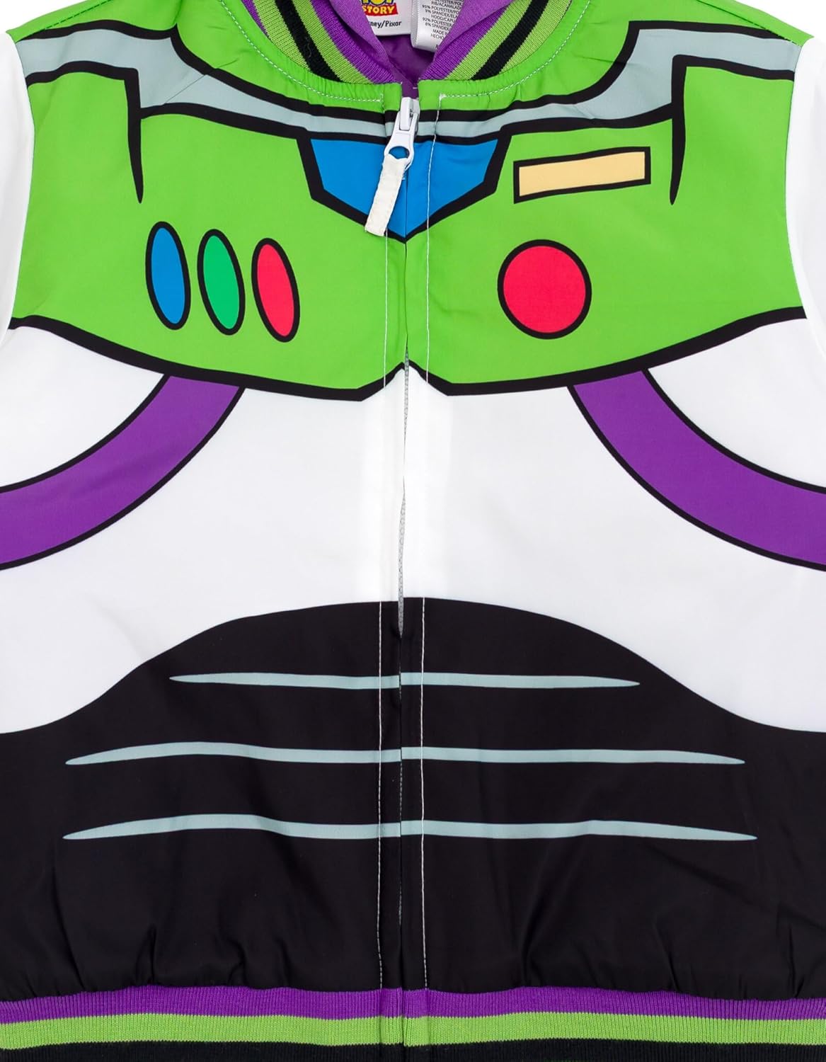 Disney Toy Story Cars Zip Up Varsity Bomber Jacket Toddler to Little Kid Sizes (2T - 7-8) - Image 6