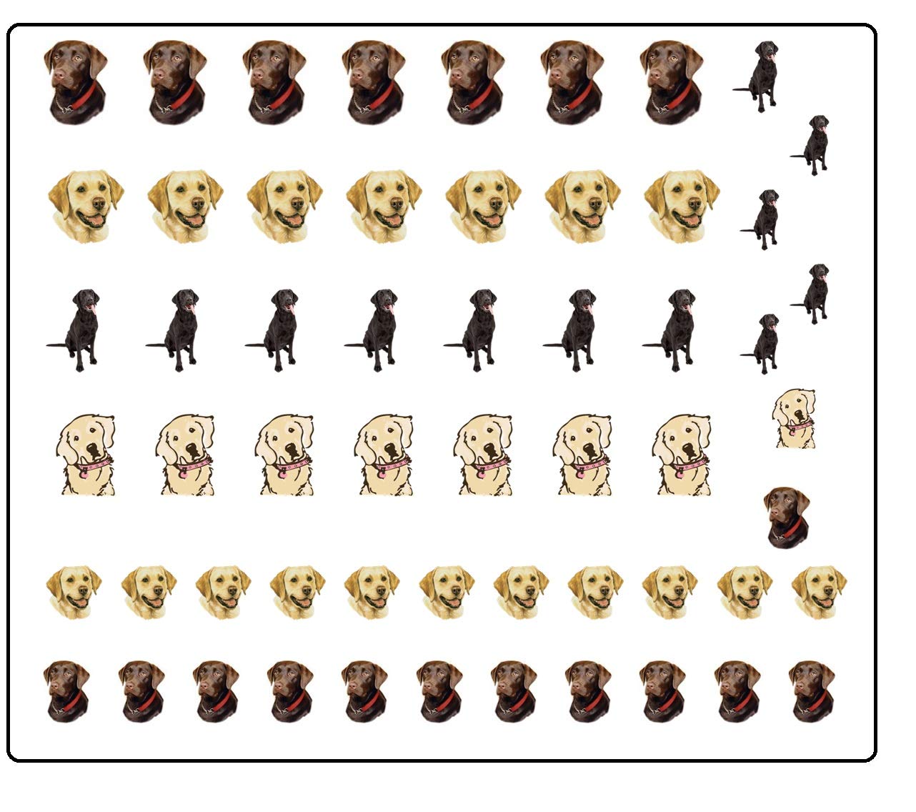 Kaz Creations Labrador Dog Nail Art Decals # Labrador Labrador Dog Collection (Labrador Dog Nail Art Decals # Labrador)