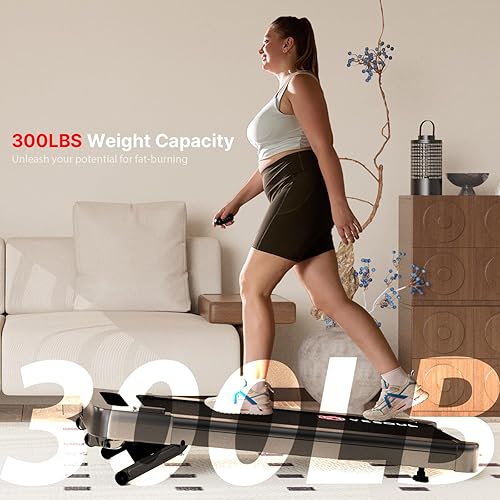 Miniatura 8 de Yesoul Walking Pad Treadmill with 10% Auto Incline, Under Desk Treadmill for Home Walking, Hiking & Running, 300lbs Capacity, Smart App Scenic