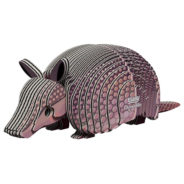 EUGY 095 Armadillo. Eco-Friendly 3D Paper Puzzle