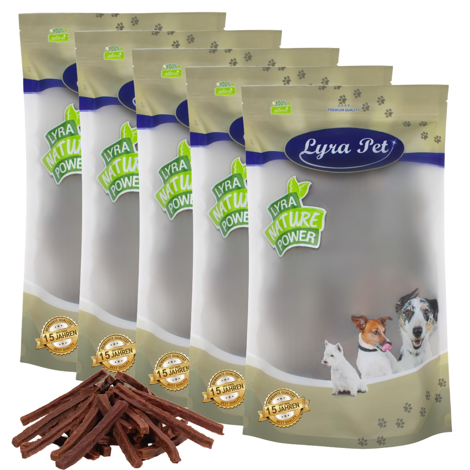 Lyra Pet® 5 kg Pferdedörrfleisch getrocknet - Kausnack für Hunde