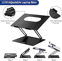 Vista 4 de BESIGN Soporte ergonómico para portátil LS10 y LSX6N
