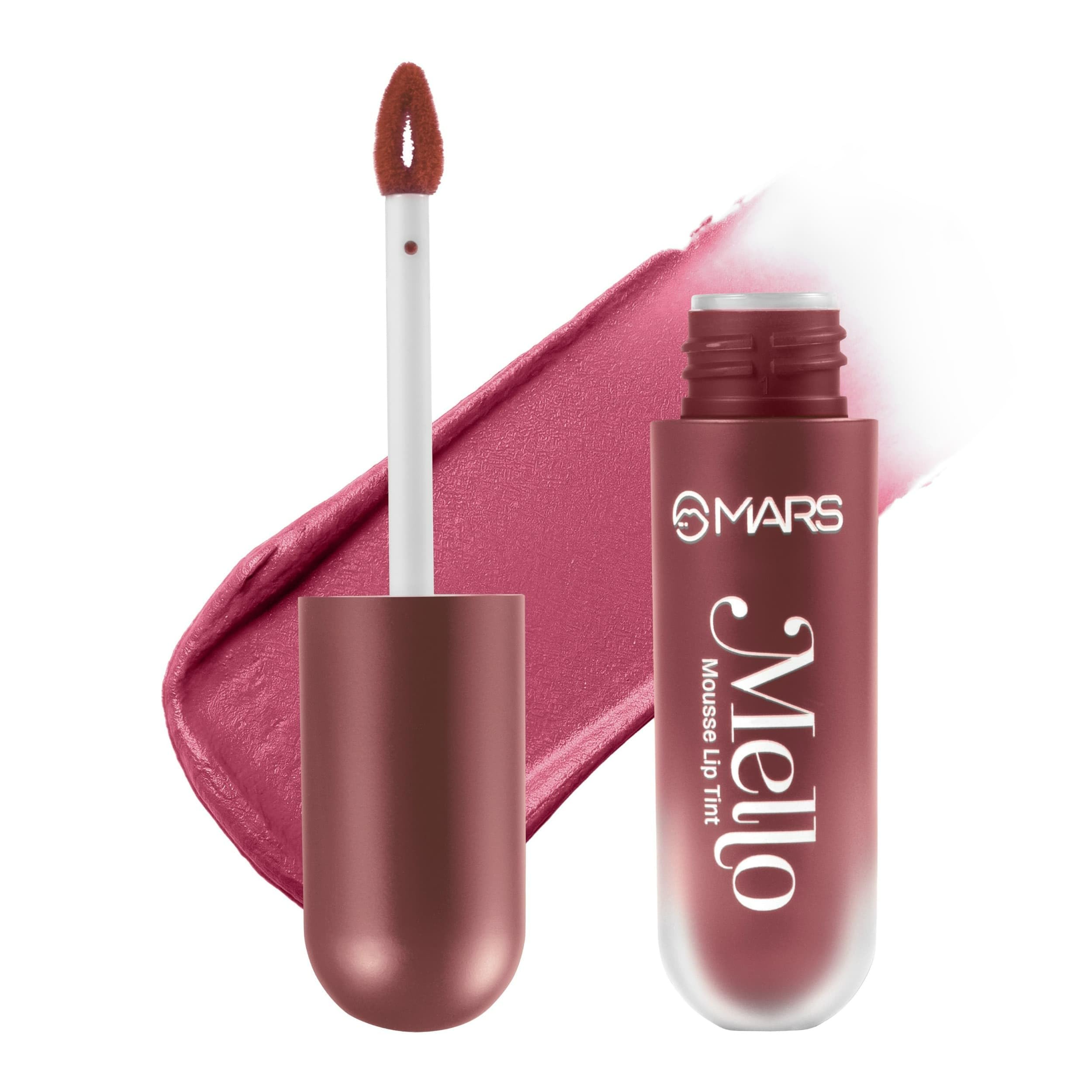MARS Mello Mousse Lip Tint | Airy Whipped Blurring Mousse | One Swipe High Pigment | Velvet Matte Finish | Lightweight & Non-Sticky | Soft Blur Line-Free Effect | 4.5g (03-FLOSS)-picture-38