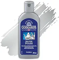 Goddard's Limpador de prata esterlina polido para louça, talheres, limpador instantâneo de joias de prata esterlina para brilhar, proteger e limpar, solução removedor de manchas multifuncional para