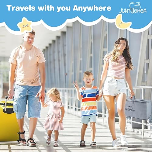 Miniatura 9 de Colchón triple Pack and Play, 38 x 26 pulgadas, colchón Pack N Play con colchón de espuma viscoelástica suave y firme de doble cara para Pack N Play