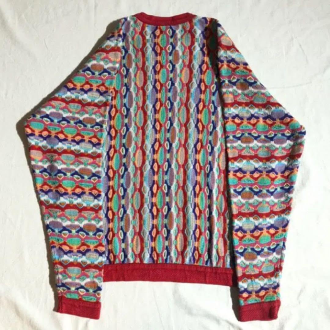 Amazon.co.jp: 90s COOGI クージー ヴィンテージ ニット セーター 3D