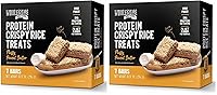 Vista 14 de Barritas de Arroz Crujiente con Proteína, 15g de Proteína, 3g-7g de Carbohidratos Netos, Bajo en Carbohidratos, Esponjosas, Blandas, Gomosas, Sin