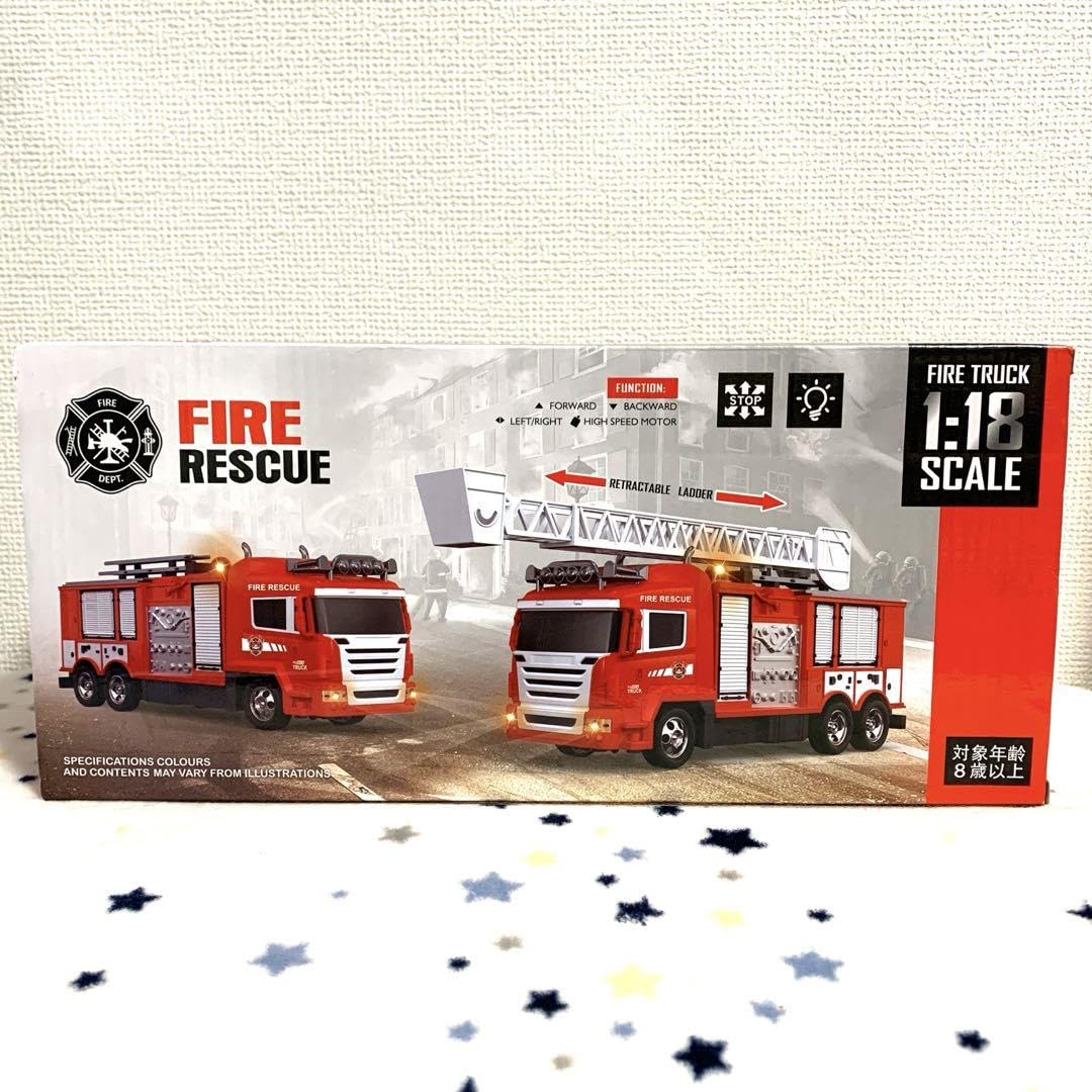 Ｓ★商品Ｎｏ.３４３４☆ＮＥＷ・ＢＲＩＧＨＴ社ＦＩＲＥ・ＲＥＳＣＵＥ消防車ＢＩＧ Yahoo!オークション - 動作確認済 特大 トレーラー NEW BRIGHT