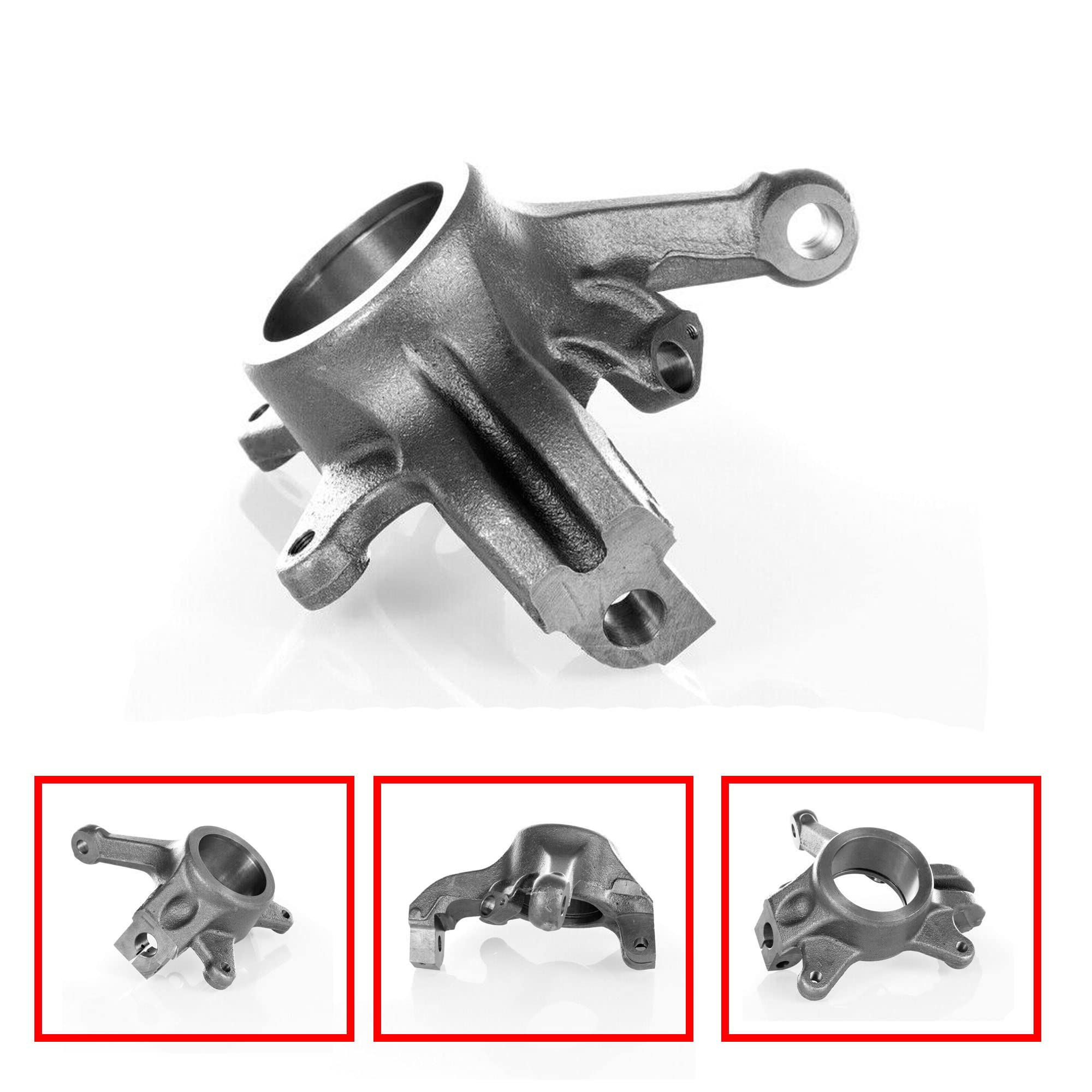 Kit Réparation AVEC 2 Porte Fusées ET 2 Moyeux ET 2 Roulements de Roue Avant Gauche et Avant Droit 24 mm compatible pour INTERSTAR X70 MOVANO A X70 MASTER II - 7701206740 4403023 4403024