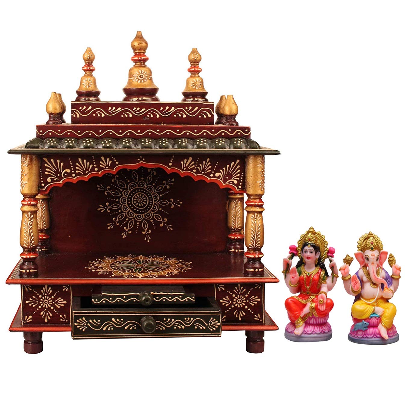 Navratre et Diwali cadeaux festifs avec ce temple en bois sacré