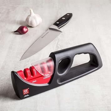 Zwilling 4-Stage Ultra-Sharp Knife Sharpener, Easy to Use Safe No Slip Base