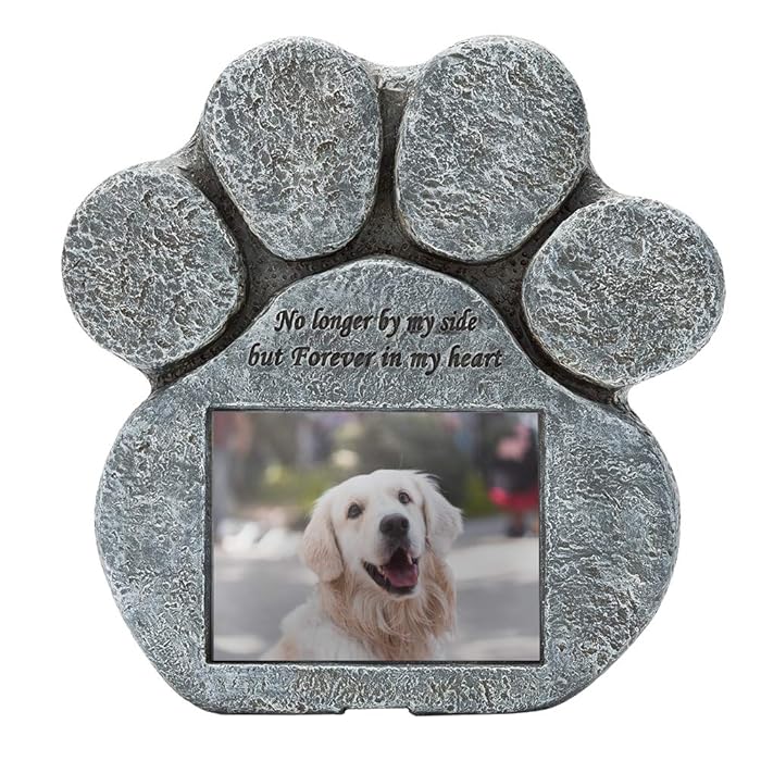 Buy EXPAWLORER Dog Memorial Picture Frame Pawprint Dog Memorial Gifts