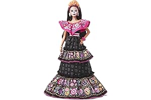 Dia De Los Muertos Barbie: Embracing Mexican Heritage through Cultural Celebratory Attire