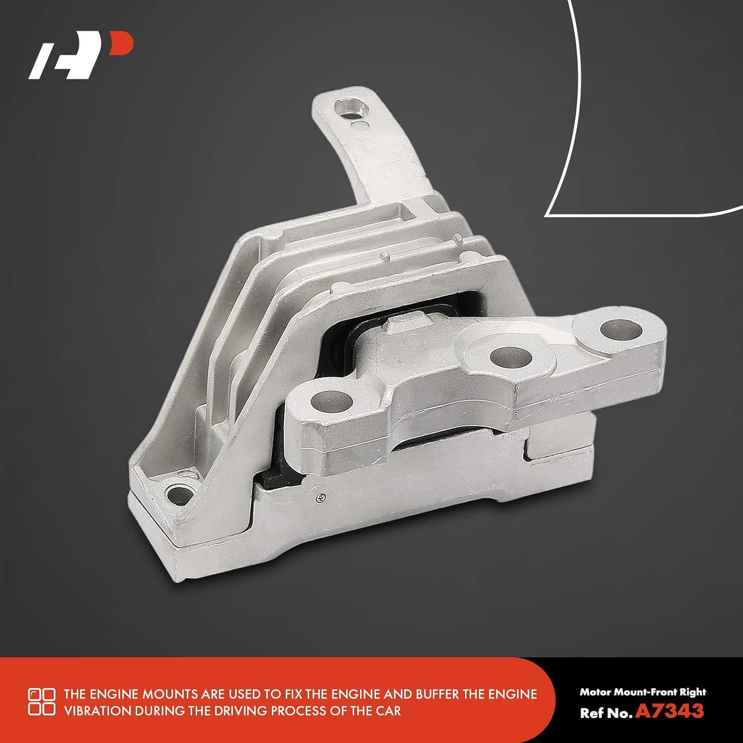 A-Premium 4PCS Engine Motor Mount and Transmission Mount Set Compatible with Cadillac SRX 2010-2011 V6 3.0L, 2012-2016 V6 3.6L, AWD Automatic Transmission, Replace# 20847582