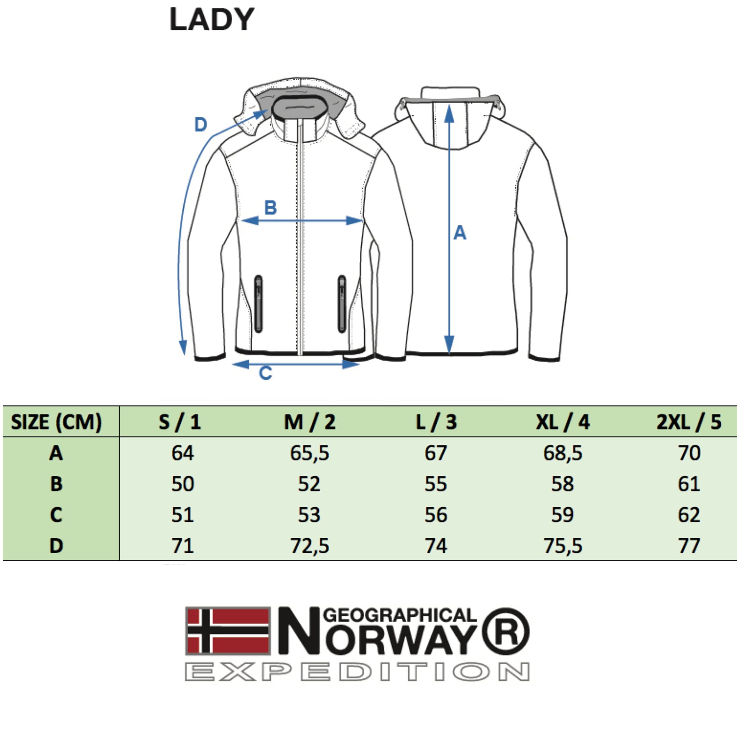 Geographical Norway REINE Lady - Damska kurtka softshellowa, odporna i wodoodporna kurtka wiatrowa - kurtka outdoorowa z kapturem