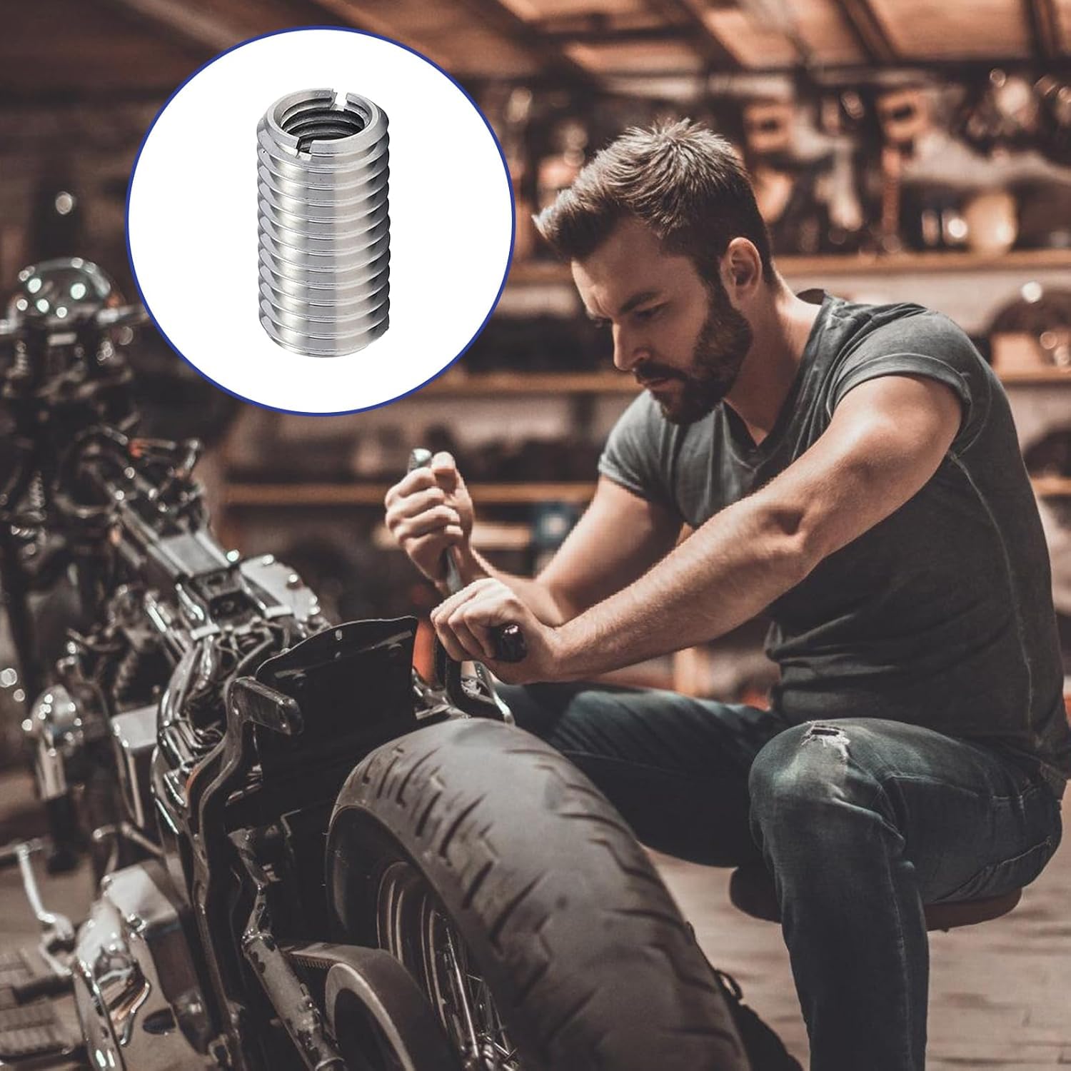 RowGlow 36 Stück Gewindeeinsatz, Adapter M10 auf M8 M8 bis M6 M6 bis M4, Gewindeeinsätze Gewindehülse Gewindeadapter Gewinde (M4-M6 / M6-M8 / M8-M10 RowGlow 36 Stück Gewindeeinsatz, Adapter M10 auf M8 M8 bis M6 M6 bis M4, Gewindeeinsätze Gewindehülse Gewindeadapter Gewinde (M4-M6 / M6-M8 / M8-M10