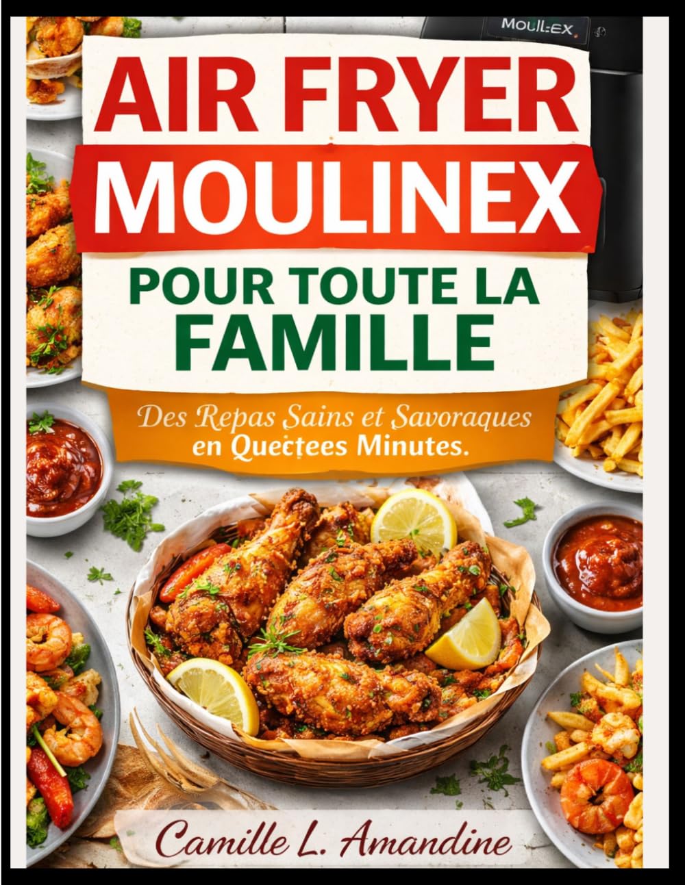 AIR FRYER MOULINEX POUR TOUTE LA FAMILLE: Des Repas Sains et Savoureux en Quelques Minutes.