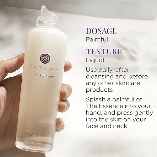 Vista 7 de Tatcha The Essence Suero hidratante y suavizante de la piel sin aceite infundido con té verde 5.1 fl oz / 5.1 oz
