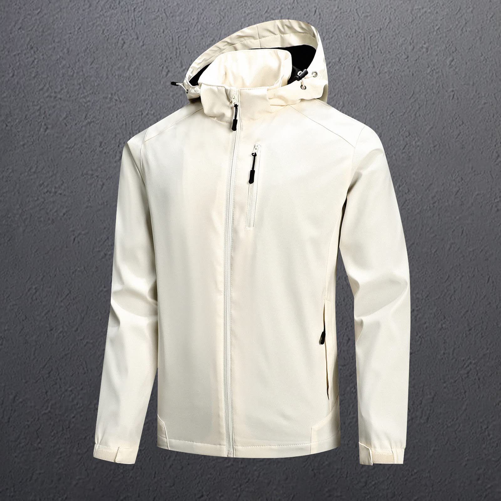 Chaquetas impermeables para hombre, para viajes, senderismo, con capucha, para ciclismo, ciclismo, otoño, cortavientos, lluvia