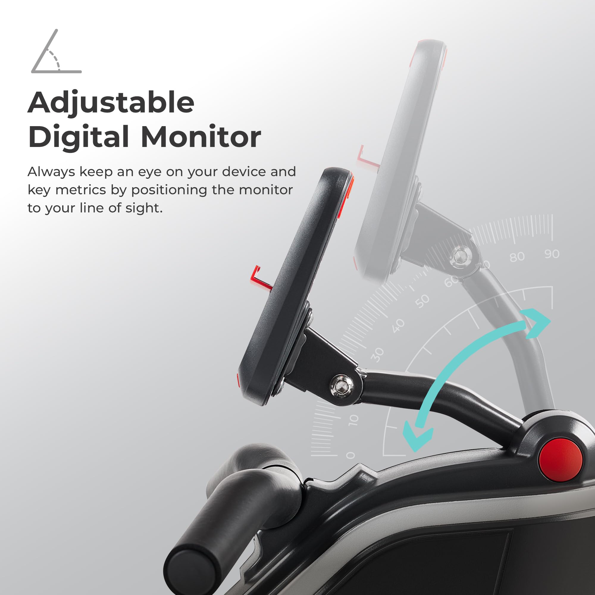 Sunny Health & Fitness Flip & Foldable Rowing Machine for Home w/Extended Slide Rail, Full-Body Workout, Low-Impact, Optional Extra Long Rail, Quiet Rail Cover, Water Motion and Free SunnyFit App