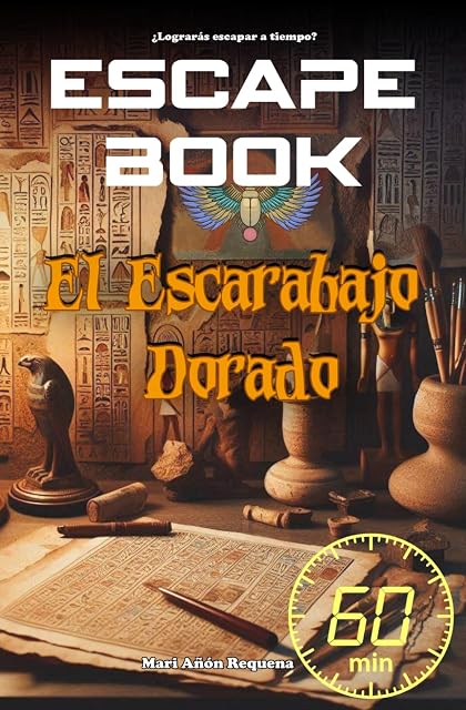 Portada de Escape Book: El Escarabajo Dorado