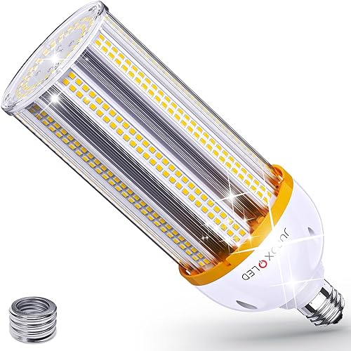 Bombillas LED de repuesto para maíz de 30-60-80-100-120-150-300-W, base E26 con adaptador E39, bombilla LED de 7800LM para garaje, almacén, taller,