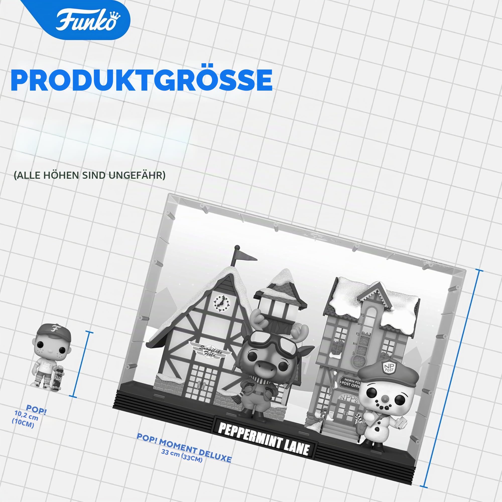 Funko Pop! Moments Deluxe: Run Run DMC Stage - Vinyl-Sammelfigur - Geschenkidee - Offizielle Handelswaren - Spielzeug Für Kinder und Erwachsene - Music Fans - Modellfigur Für Sammler und Display