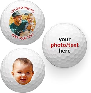With Love From Julie Personalized Golf Balls for Men - Customized Golf Balls - Custom Golf Ball Personalize Gifts for Boyfriend, Husband, Grandfather