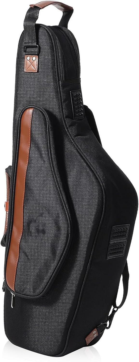 Alto Sax Bag Portable Saxophone Case Padded Protection Oxford Cloth Zipper Carrying Pouch for Saxophone Storage