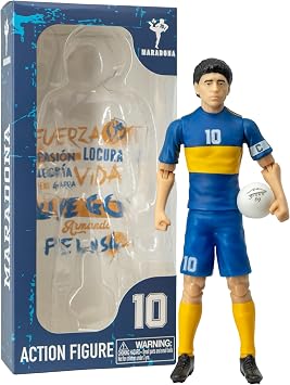 Sockers Banbo Toys Legends Diego Maradona Boca Juniors 8" Collectible Soccer Action Figure