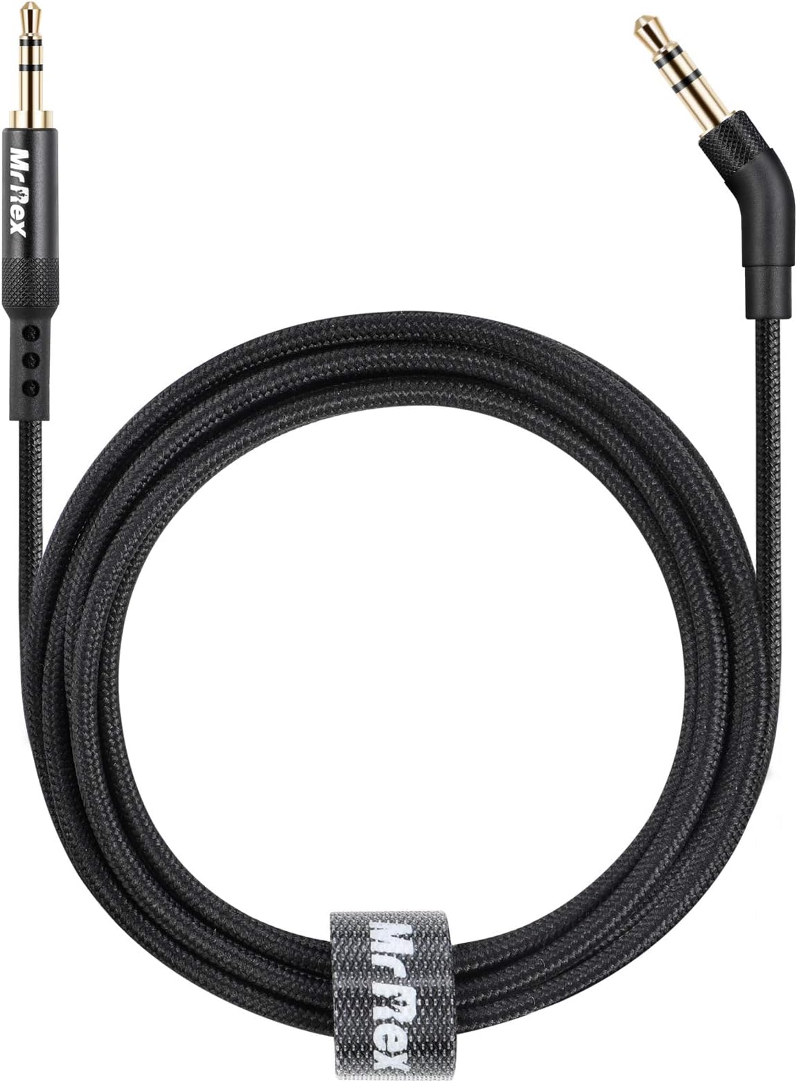 2.5mm to 3.5mm Audio Cable Headphone Replacement Cord Nylon Braided Aux Cable Stereo Adapter for Bose 700 QuietComfort QC35II QC35 QC25 Headphones, JBL E45BT E55BT Headsets (5ft/1.5m, Black)