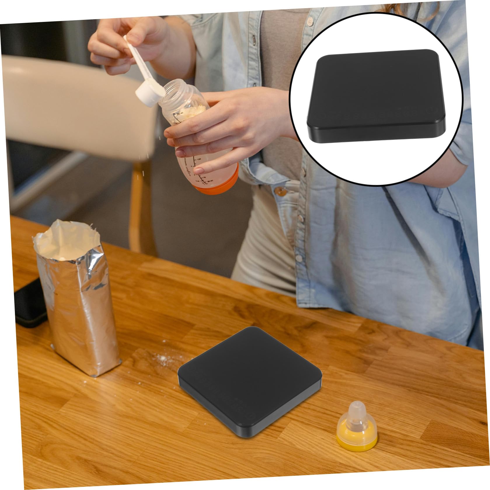 Bilancia Elettronica per Caffè con Timer Integrato Ricaricabile Capacità Precisione per Espresso e Caffè Filtro Design Portatile e Compatto