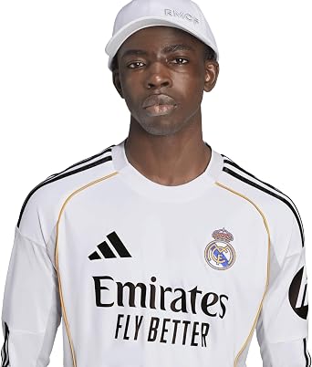 Adidas Real Madrid 25/26 Home Replica Long Sleeve Jersey KPD77