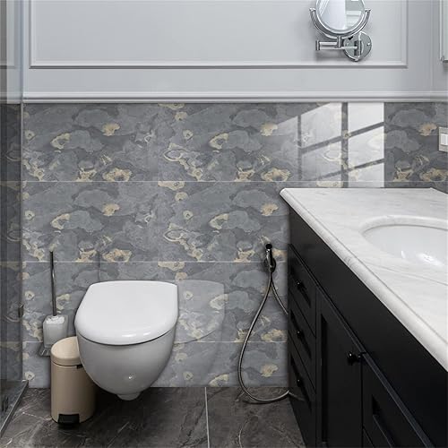 Miniatura 7 de Decoración de San Valentín 4 unidades diseño de roca M arble de película de cristal calcomanías de azulejos para decoración del hogar calcomanías